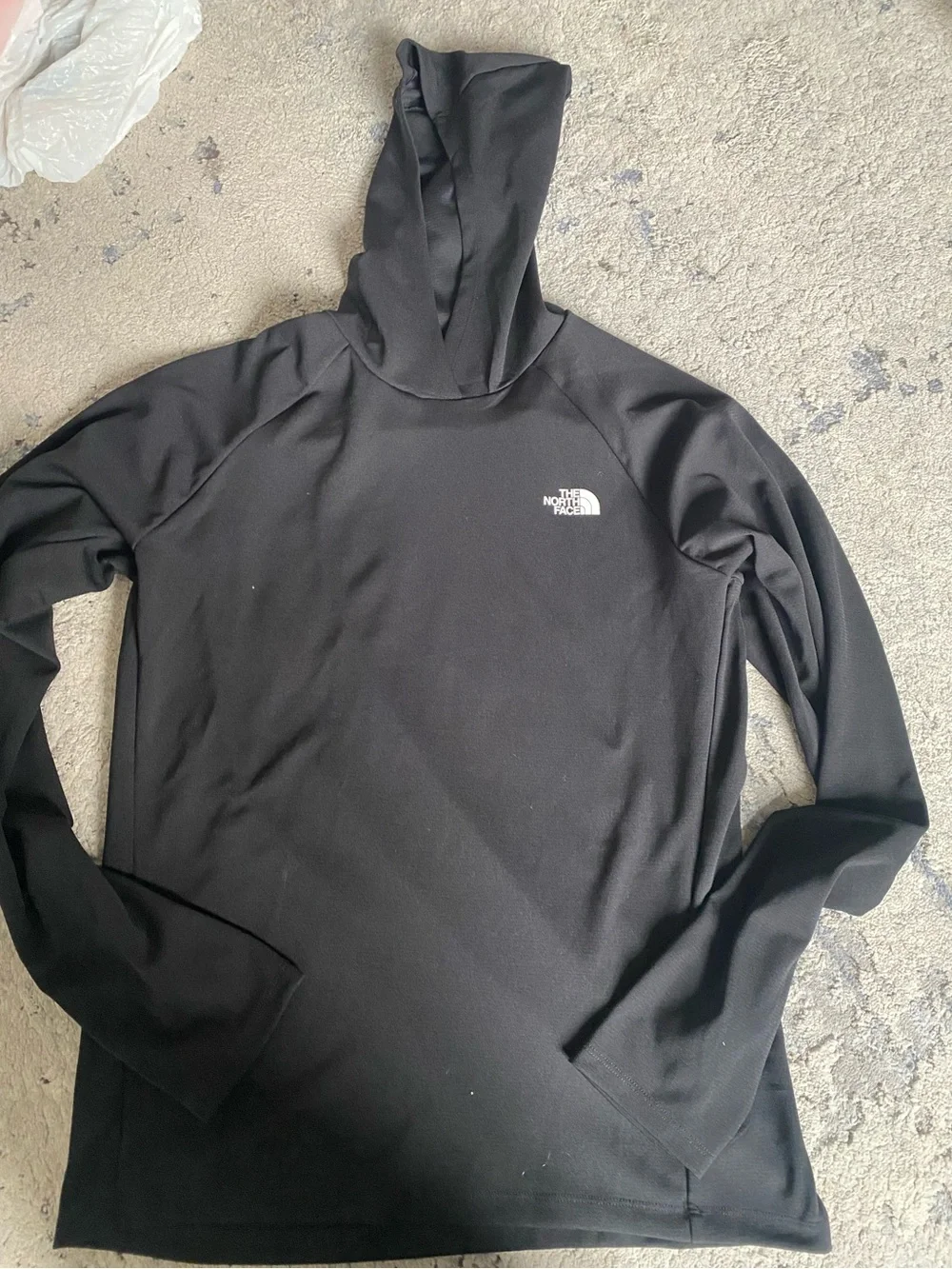 The North Face Black Hooded Pullover Sz L